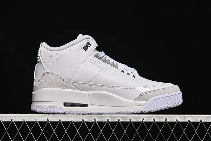 All categories Air Jordan Jordan series basketball shoes Air Jordan 3 GX foreign trade version Air Jordan 3 Retro "Pure Money" AJ3 Joe 3 replica white cat CT8532-111